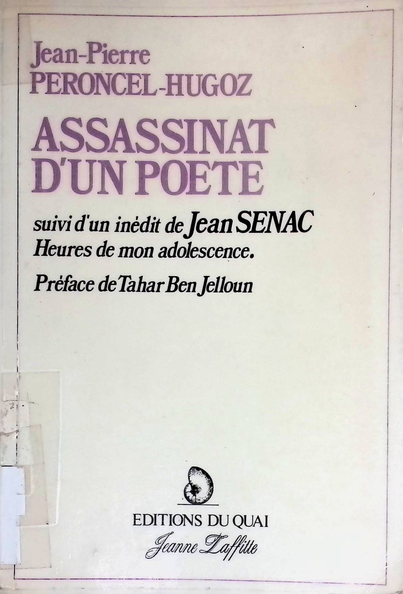 Assassinat d'un poète