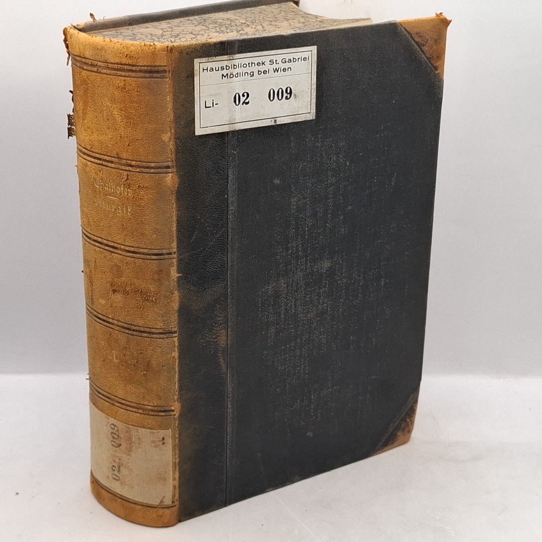 Handbuch der katholischen Liturgik - ERSTER BAND