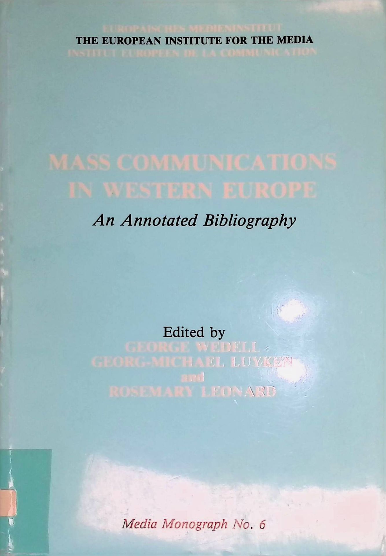 Mass Communications in Western Europe