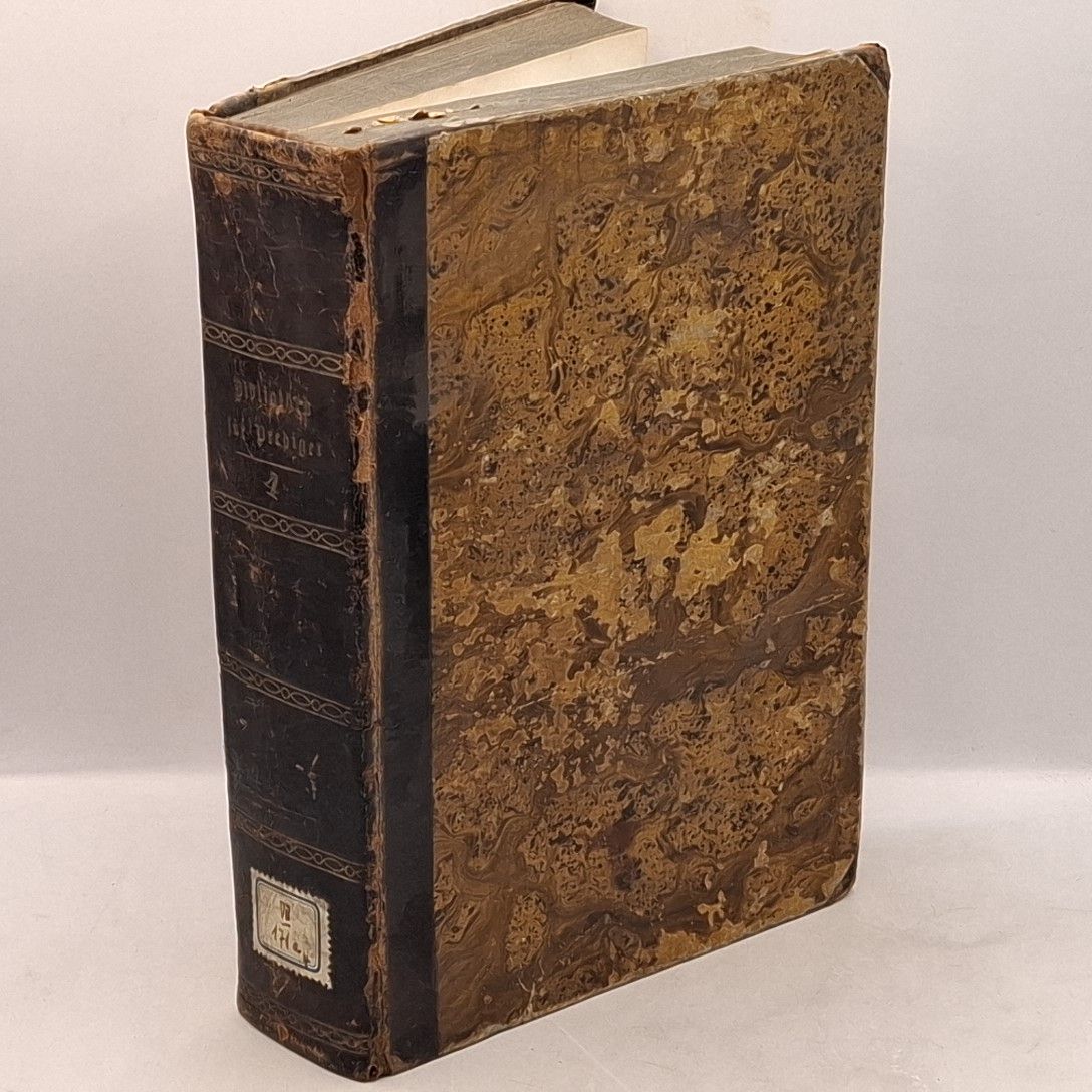 Bibliothek für Prediger, enthaltend eine reichhaltige homiletische Erklärung aller evangelischen Perikopen nebst einer großen Auswahl von Predigt-Skizzen und Thematen auf alle Sonn- und Festtage des Kirchenjahres. - VIERTER BAND