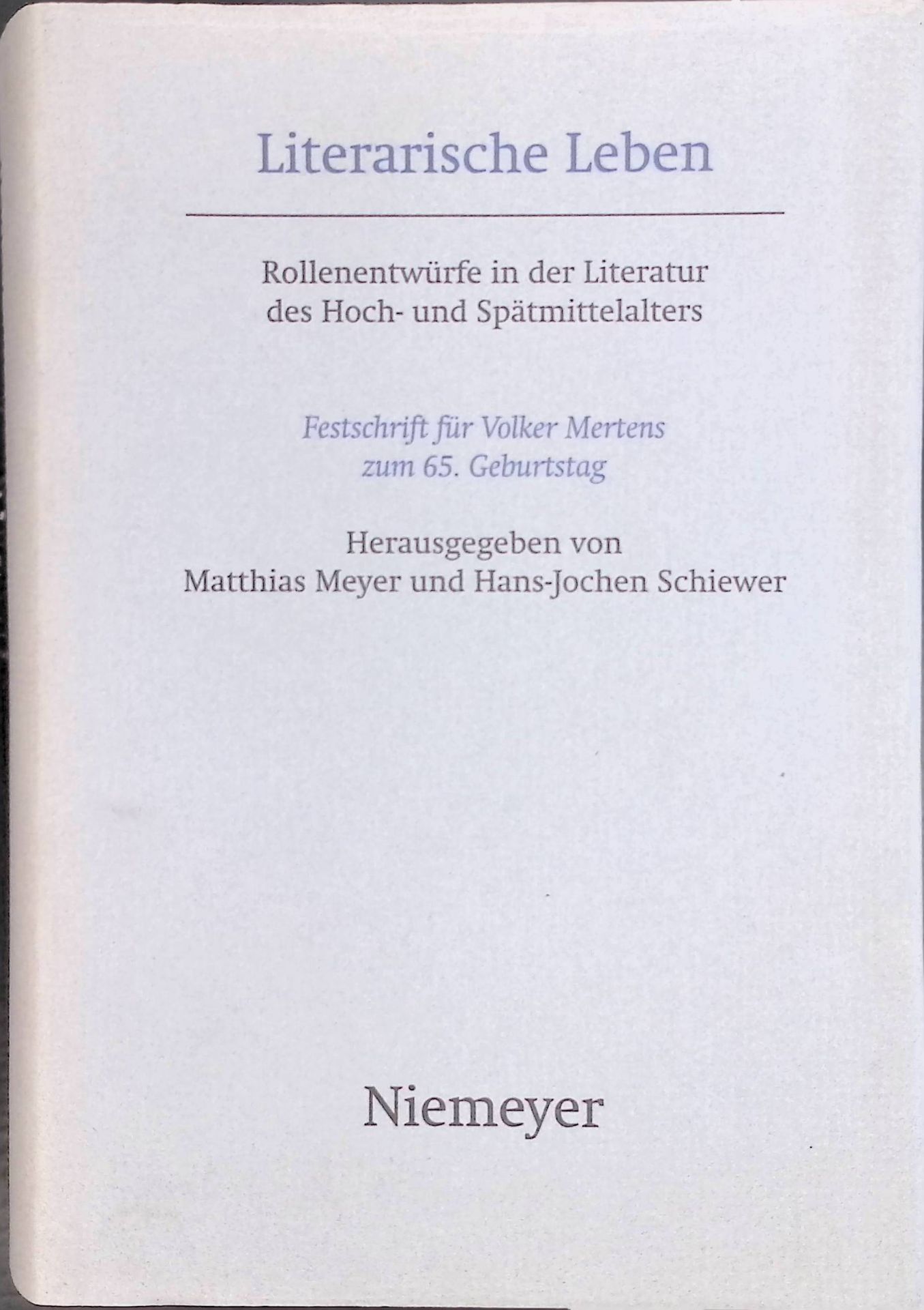 Die Pferde der Enite - in: Literarische Leben : Rollenentwürfe in der Literatur des Hoch- und Spätmittelalters - Festschrift für Volker Mertens zum 65. Geburtstag