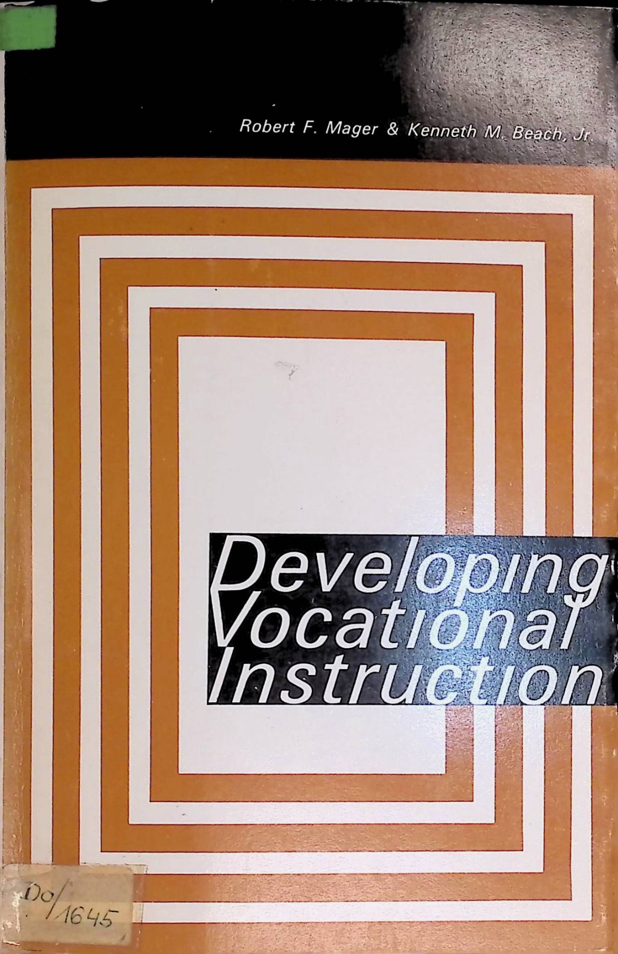 Developing Vocational Instruction