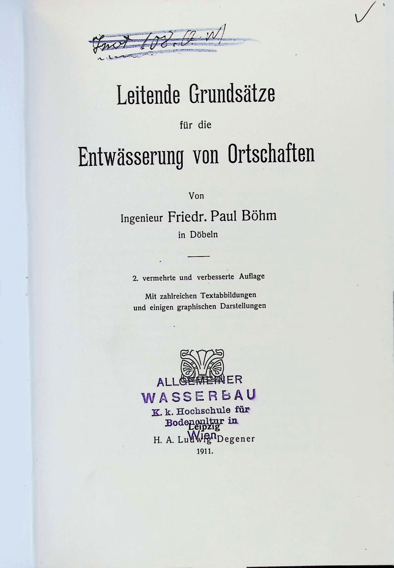 Leitende Grundsätze für die Entwässerung von Ortschaften