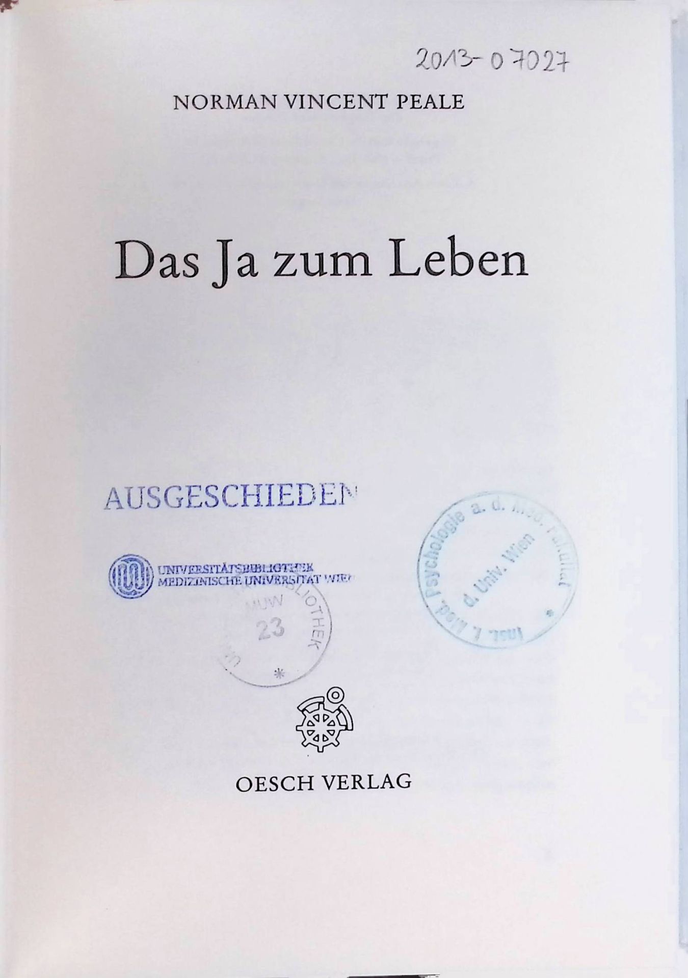 Das Ja zum Leben