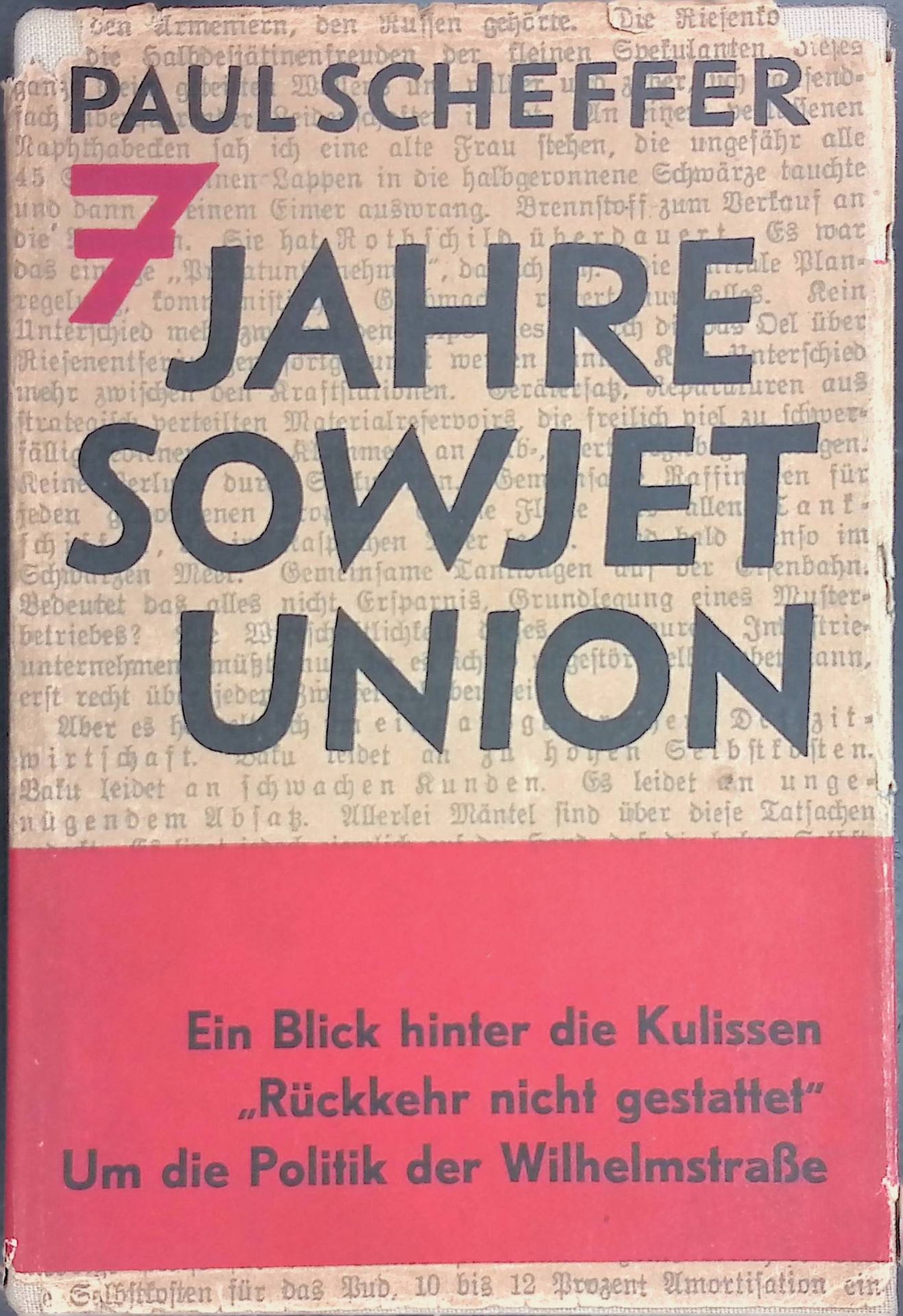 Sieben Jahre Sowjetunion