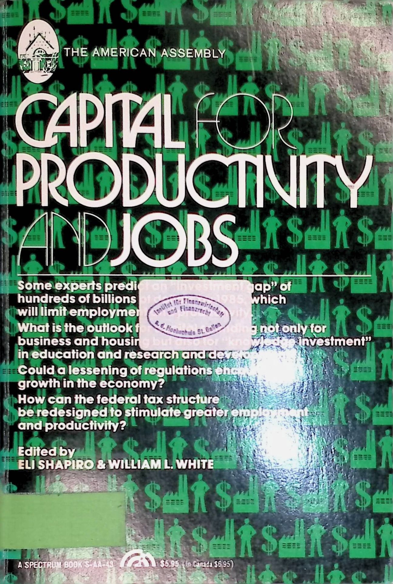 Capital for Productivity and Jobs,