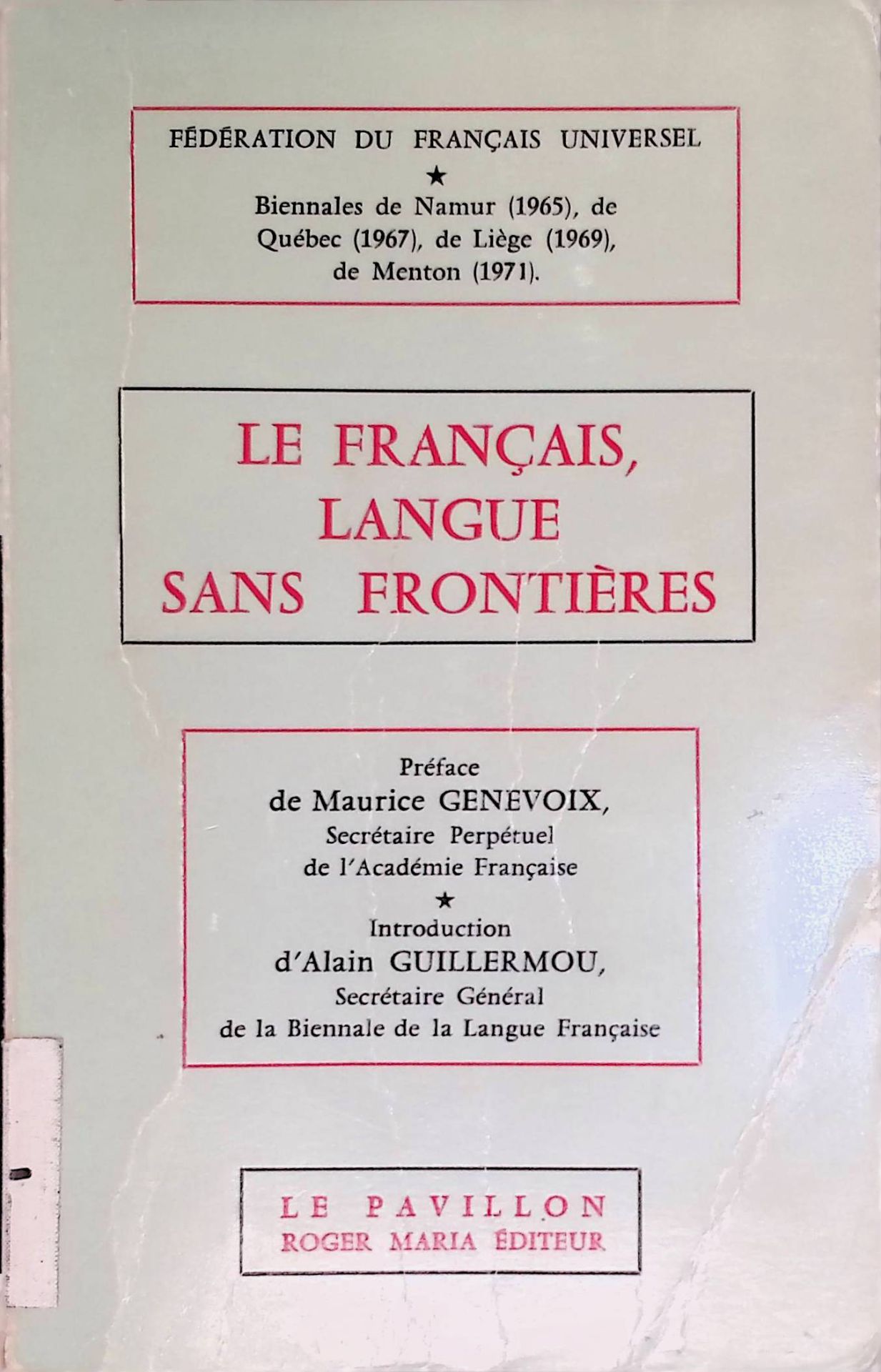 Le français, langue sans frontières