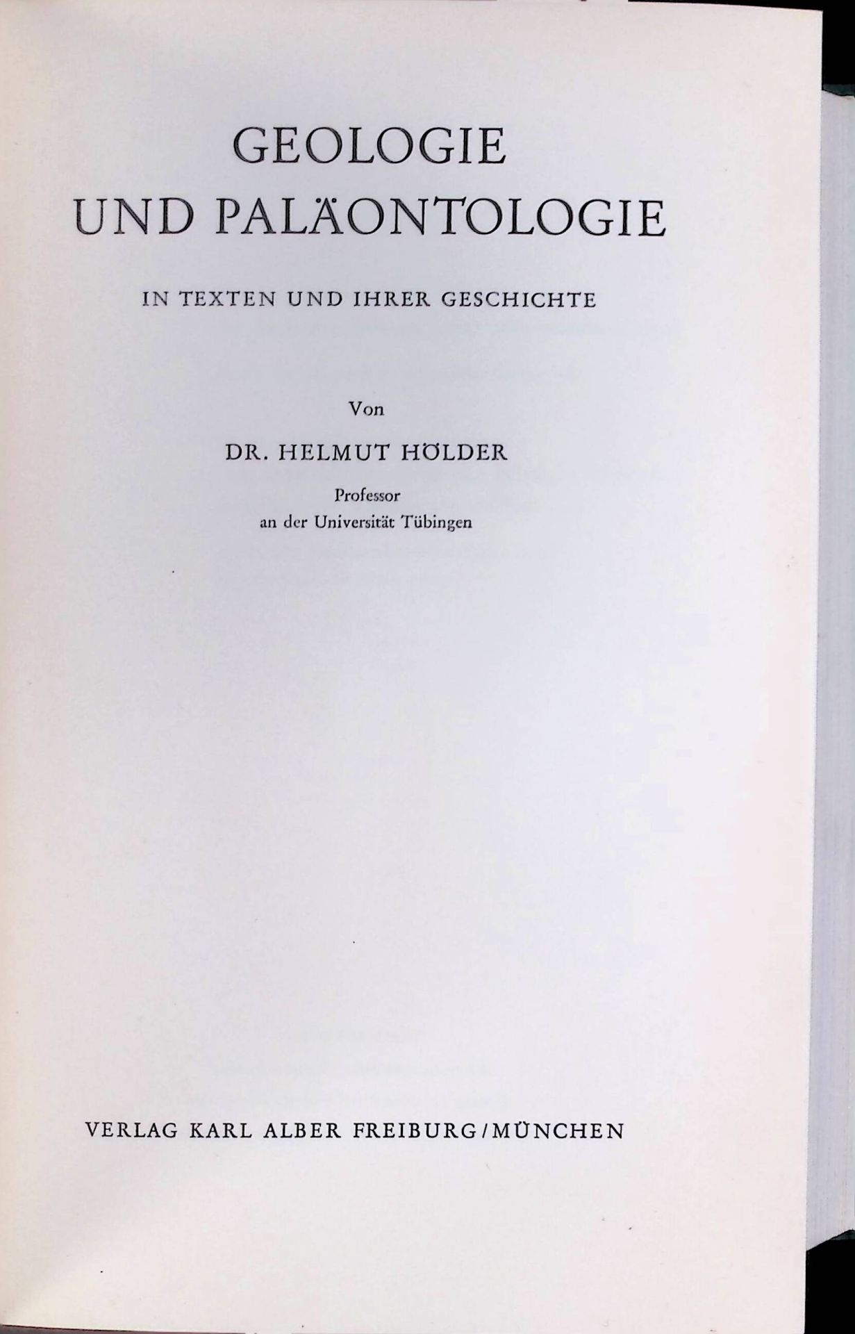 Geologie und Paläontologie in Texten und ihrer Geschichte