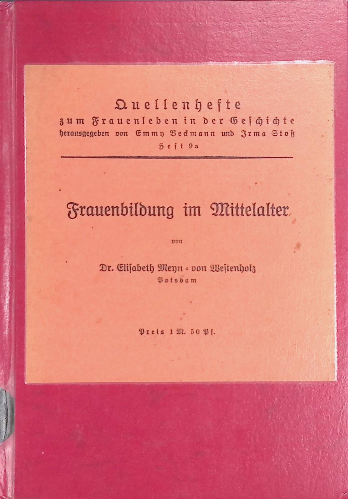 Frauenbildung im Mittelalter