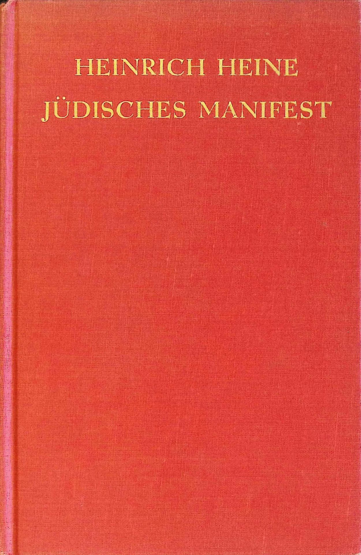 Jüdisches Manifest : eine Auswahl aus seinen Werken, Briefen und Gesprächen