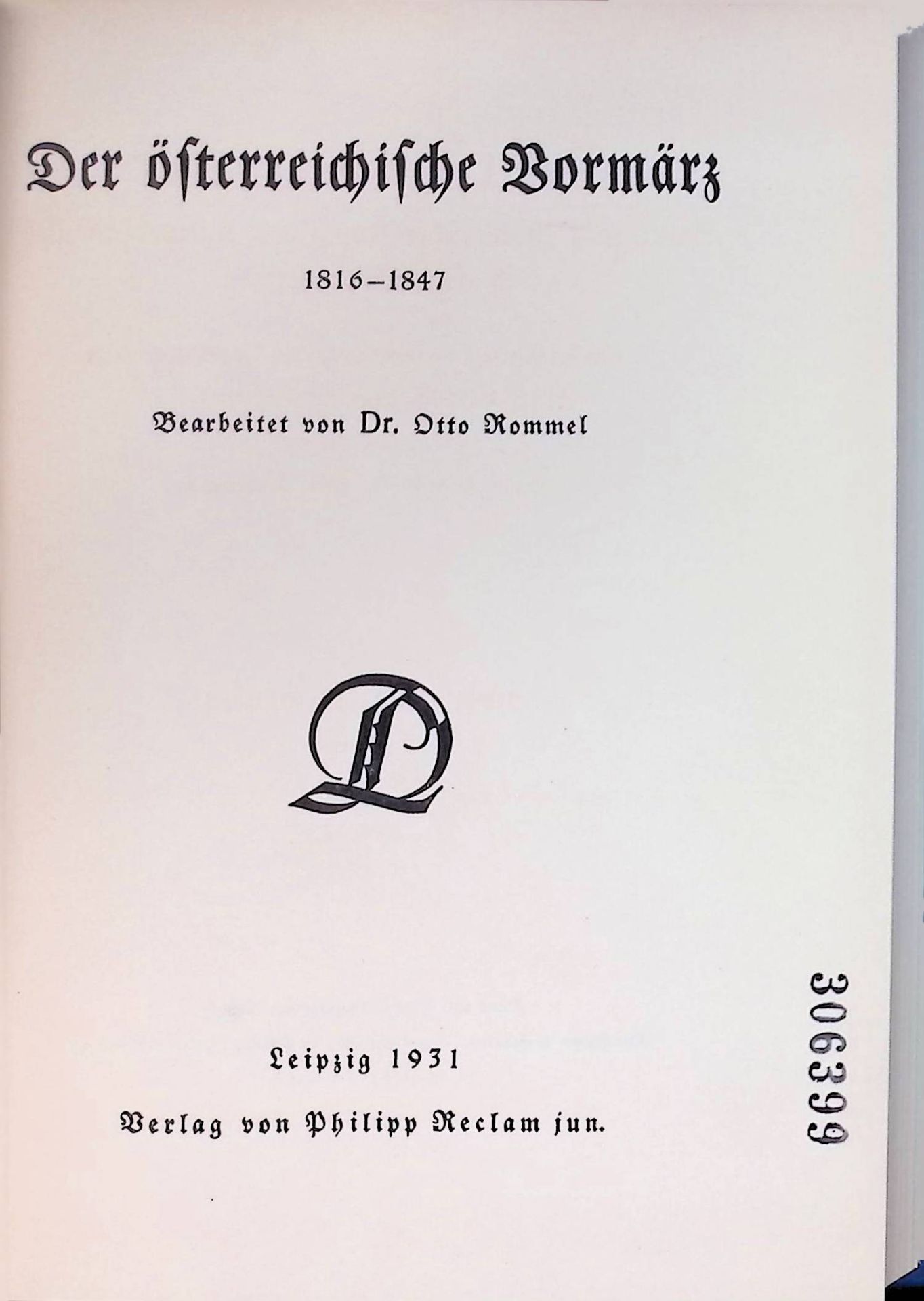 Der österreichische Vormärz : 1816 - 1847
