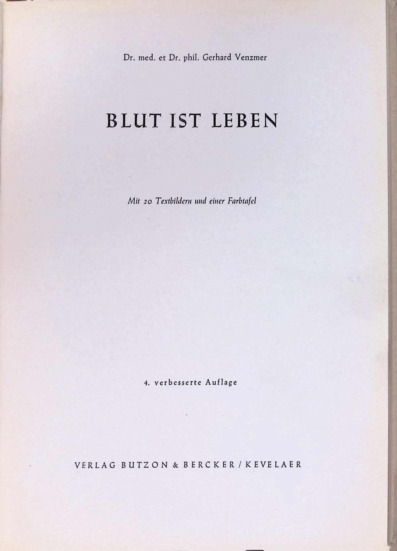 Blut ist Leben