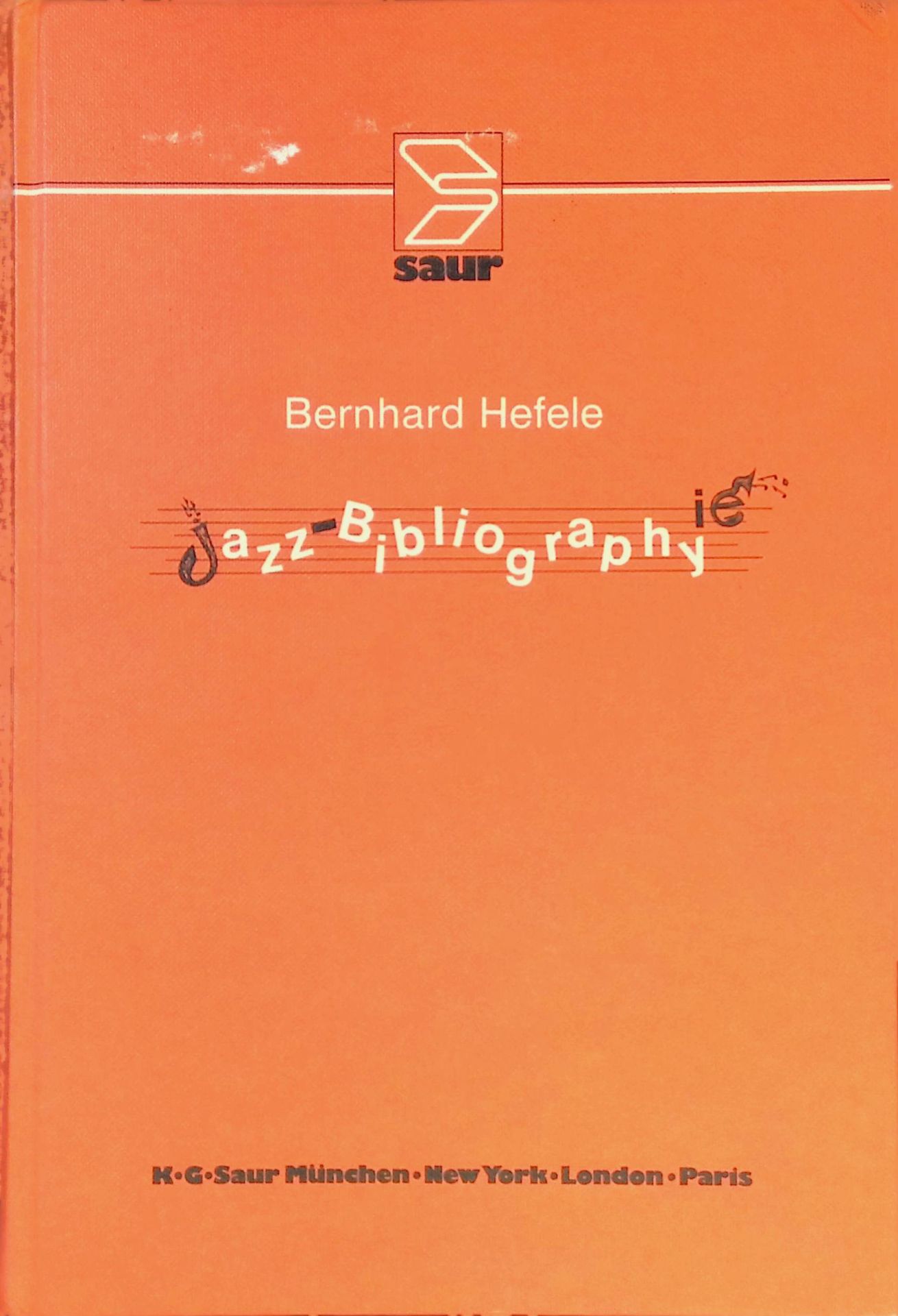Jazz-Bibliographie : Verz. d. internat. Schrifttums über Jazz, Blues, Spirituals, Gospel u. Ragtime mit e. Auswahlbibliographie über d. sozialen u. kulturellen Hintergrund von d. Anfängen bis zur Gegenwart = Jazz bibliography