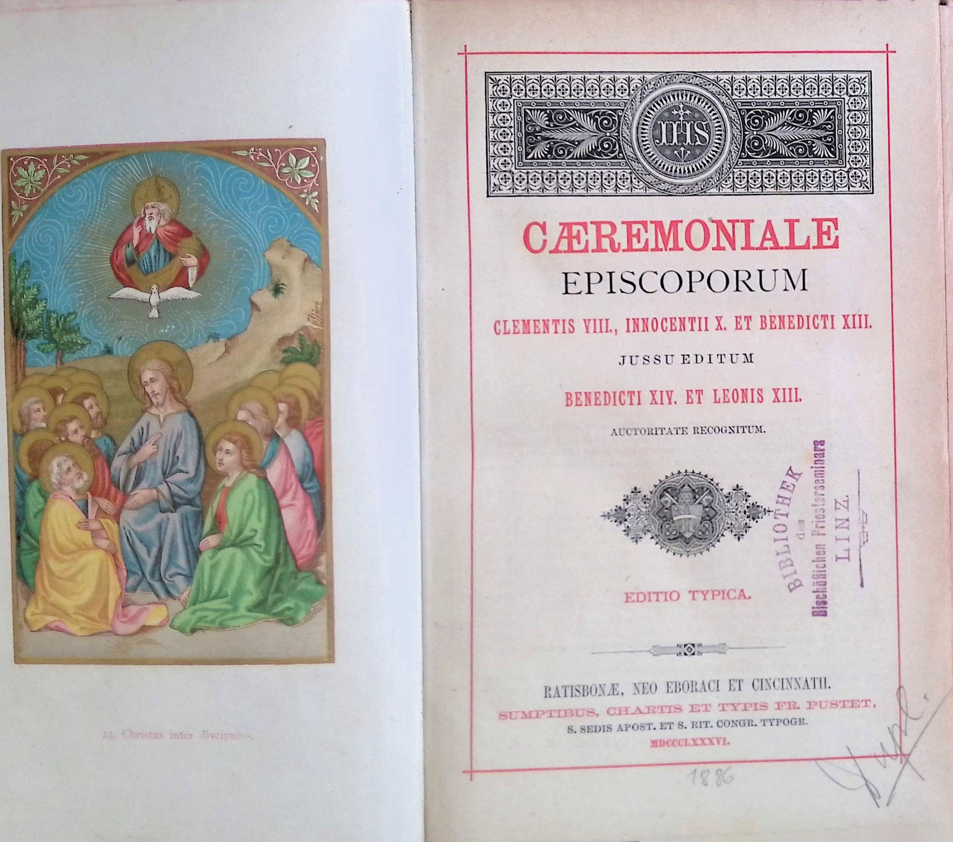 Caeremoniale Episcoporum Clementis VIII., Innocentii X. et Benedicti XIII. Jussu Editum Benedicti XIV. Et Leonis XIII