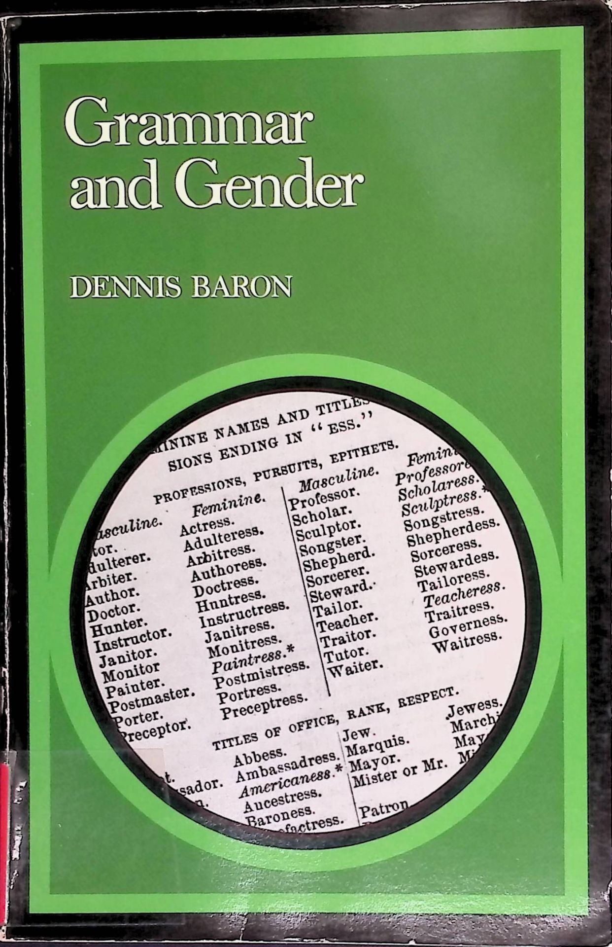 Grammar and Gender