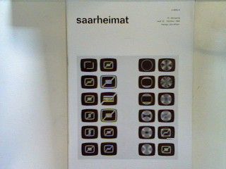 Die Ausstellung Graphic Design Deutschland 67/68 in Saarbrücken - in: Heft 10/68 - SAARHEIMAT : Zeitschrift für Kultur, Landschaft, Volkstum,
