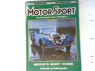 Bentley´s Silent Tourer - 8. Heft 1987 - Motor Sport